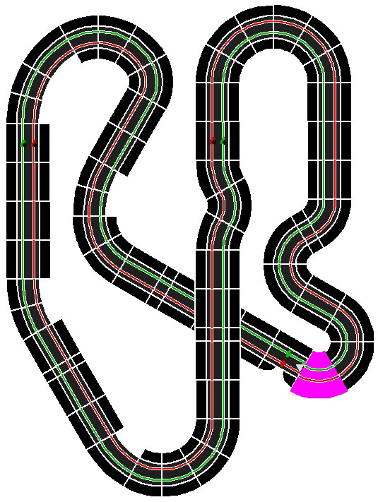 Streckenplan der 124er Bahn